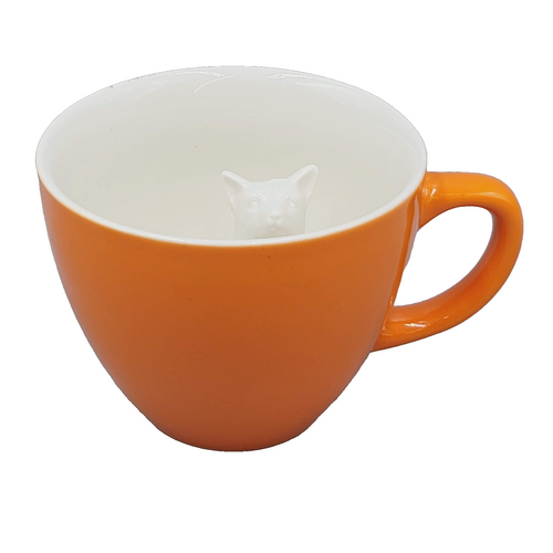 Creature Cups Fox Ceramic Coffee Mug Cup Orange