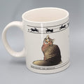 Cat Lovers Limited Coffee Mug Abyssinian Mackerell Tabby Siberian BEIGE