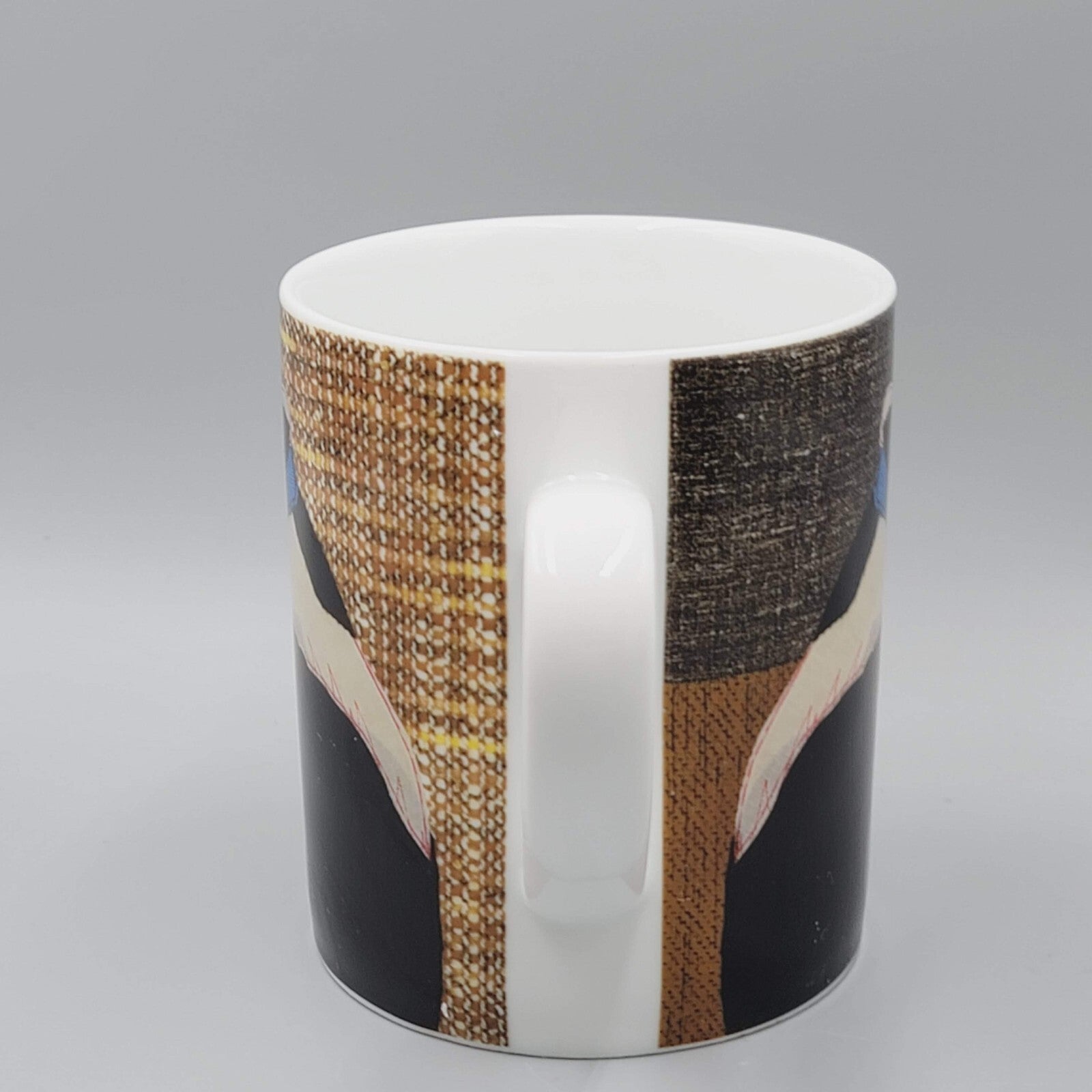 Carola van Dyke Mr Badger Art Coffee Mug Magpie Fabric Patterns