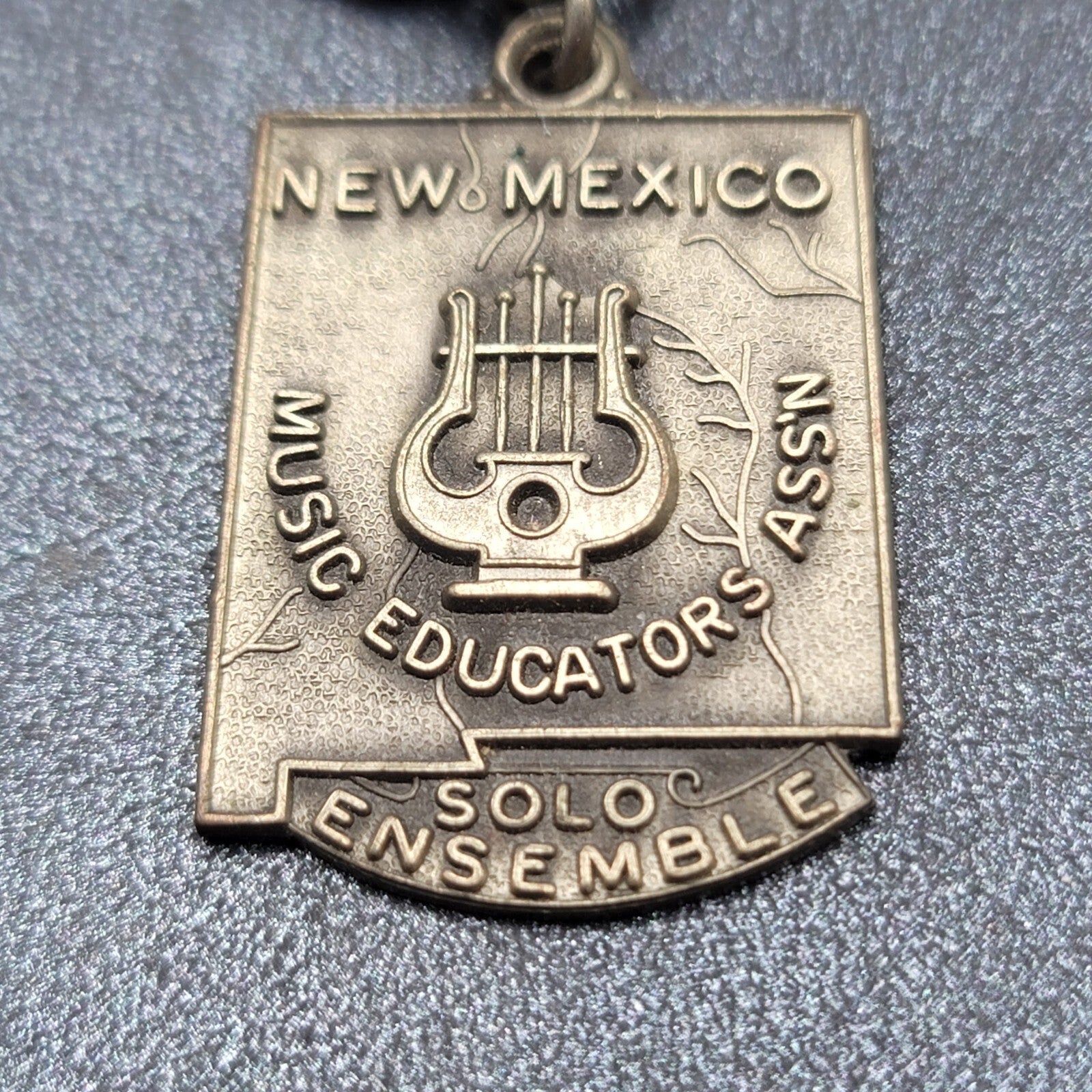Vintage New Mexico Music Educators Assn Solo Ensemble Blue Ribbon