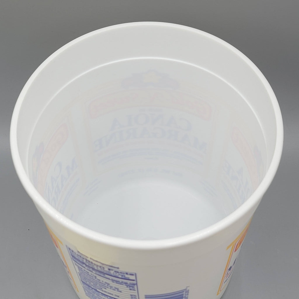 Vtg Plastic MARGARINE Oleo Tub Bowl Container Lid Gregg's Gold n Soft Movie Prop