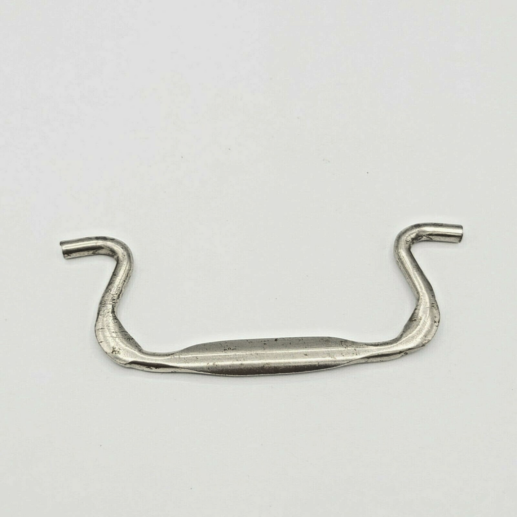 Vintage Single Nickel Ornate Bail Pull for 3.5" Pull Handle Replacement