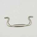 Vintage Single Nickel Ornate Bail Pull for 3.5" Pull Handle Replacement