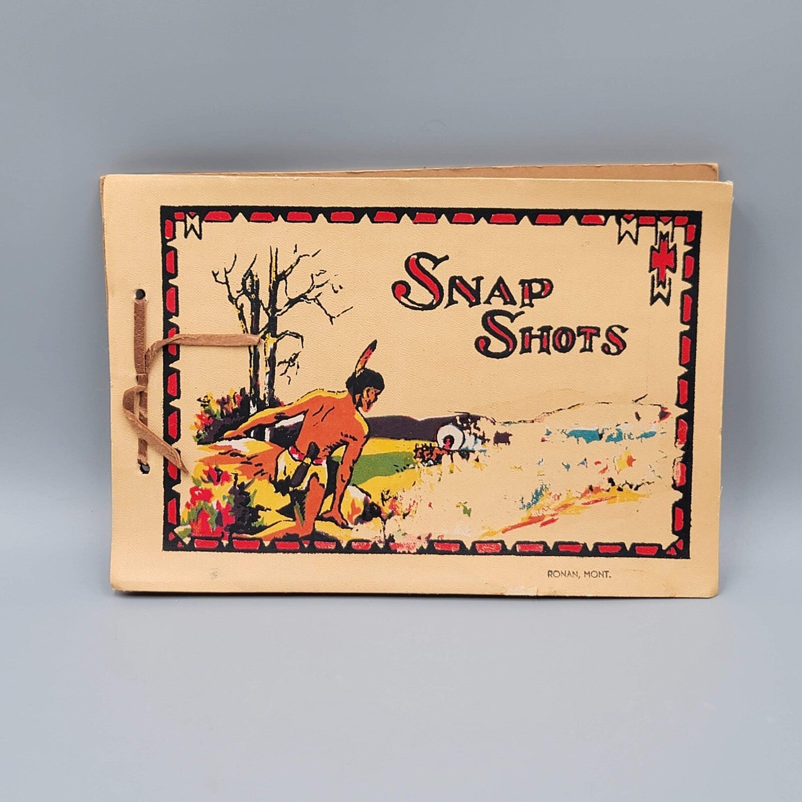 Vintage Photo Album Snap Shots Ronan Montana  Unused Scrap Book