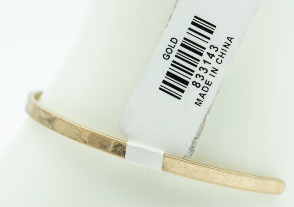 NEW Gold tone Engraved OPTIMISM Bracelet NWT $14