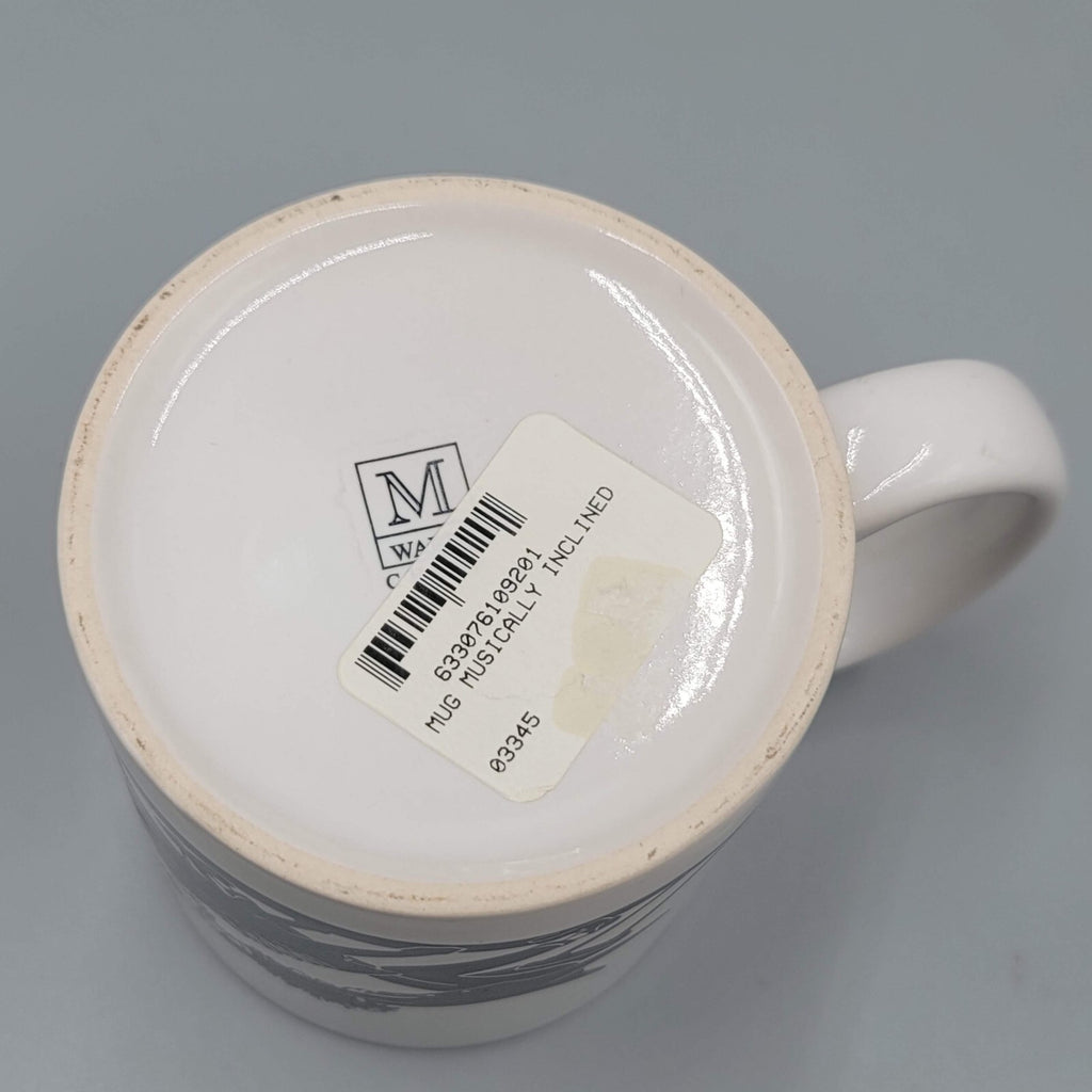 Piano Coffee Mug Musically Inclined Black White M Ware