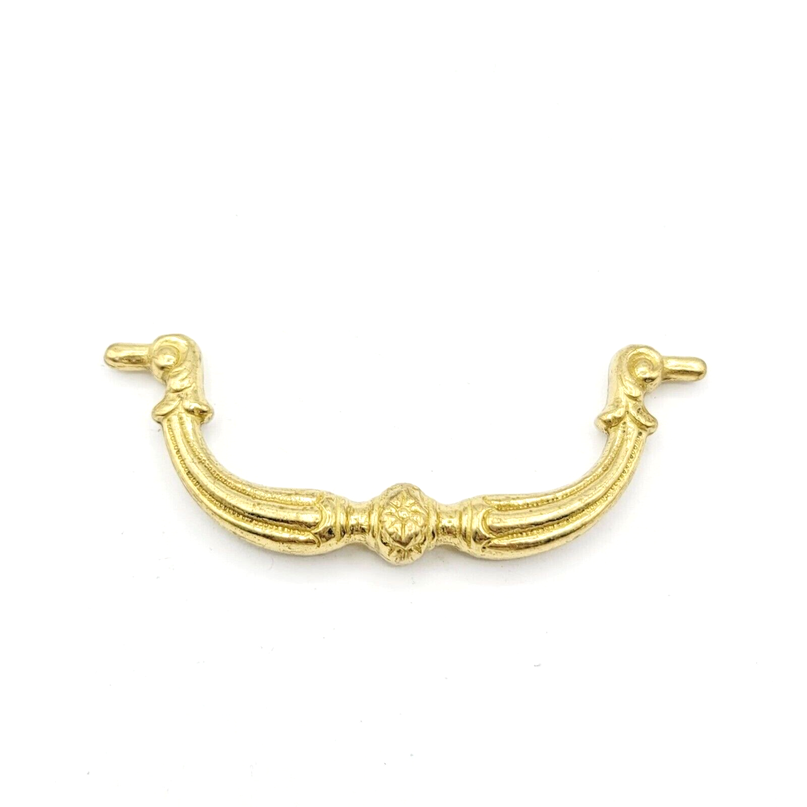 Vintage Brass Ornate Bail Pull Handle Replacement 2.75" Salvage Reclaimed