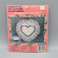 Vintage Keepsake Covered Heart Box Counted Cross Stitch Kit NOS 1501