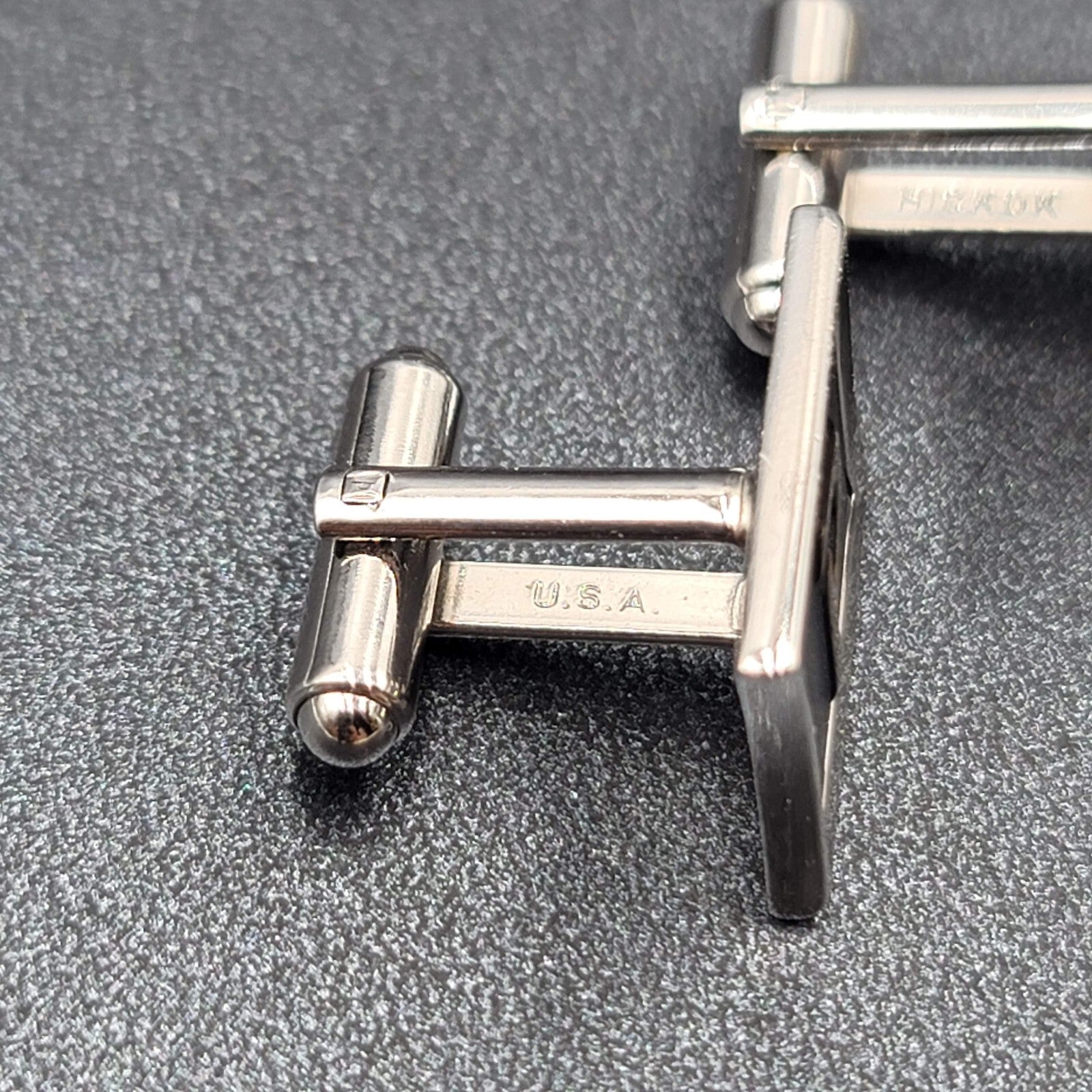 P Monogram Initial Letter Vintage HICKOK USA Cuff Links Estate Jewelry