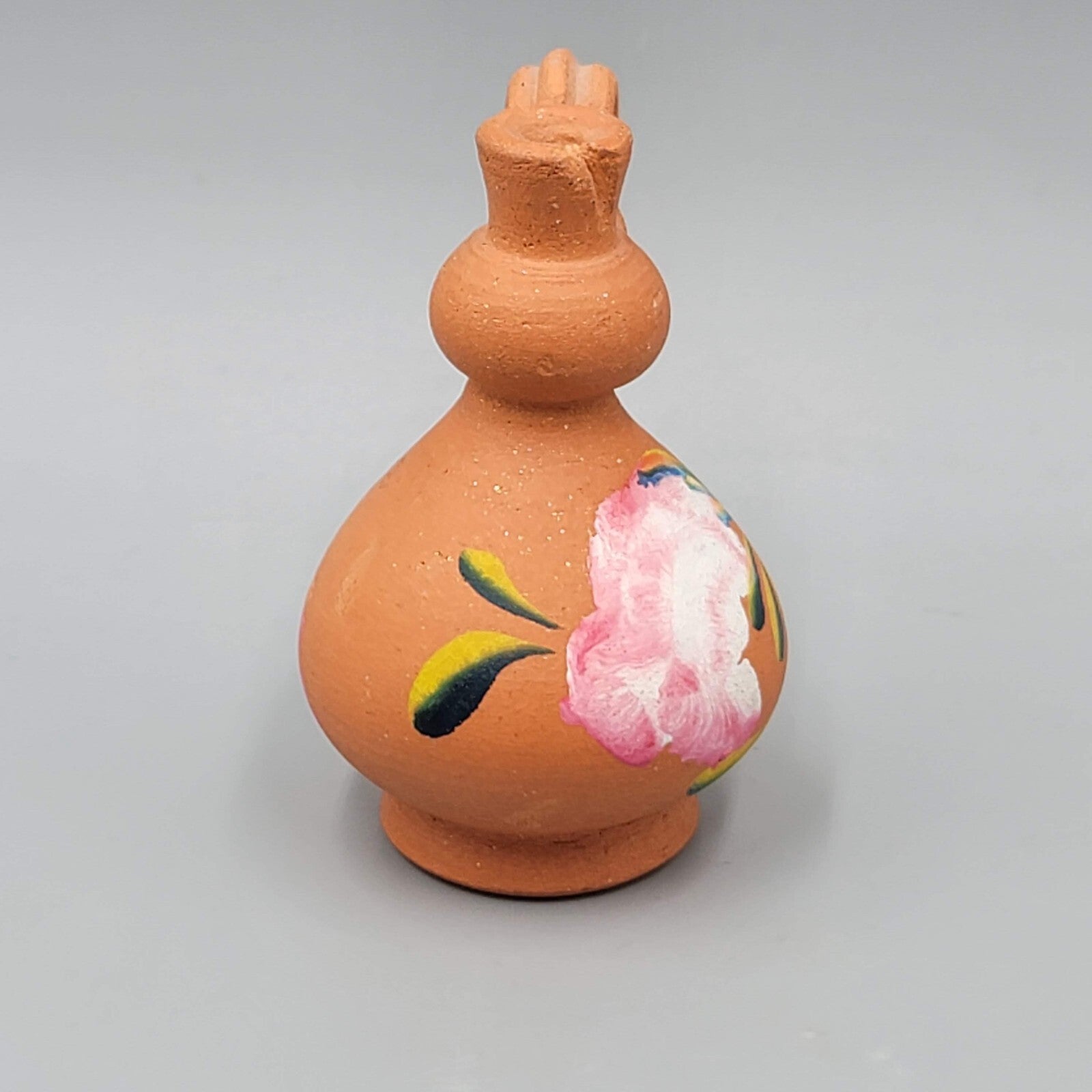 Vintage Miniature Vase Pottery Mini Made in Portugal Souvenir Dollhouse 2"