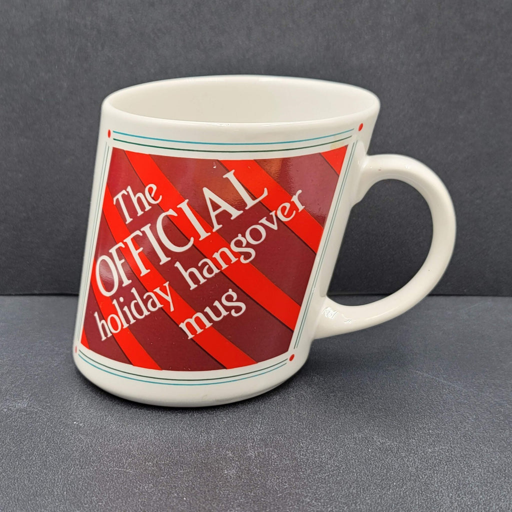 Vintage Christmas Papel Coffee Mug Slants Official Holiday Hangover Mug