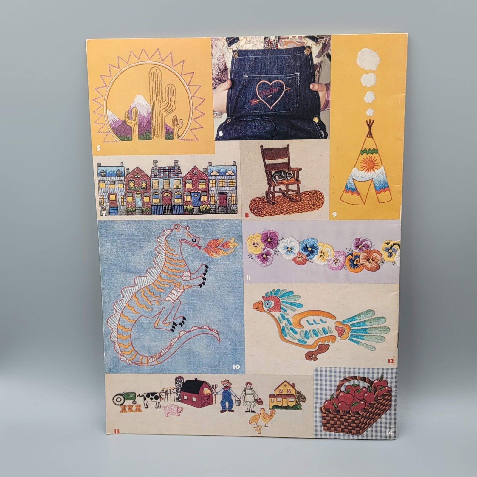 Vintage Leisure Arts EMBROIDERY TRANSFERS VOLUME TWO Leaflet #48 Unused