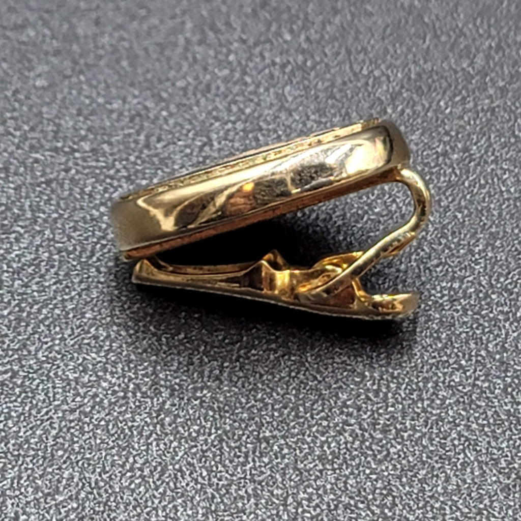 Vintage Swank Tie Clip Clasp Classic Car Cloisonne Enamel 1"