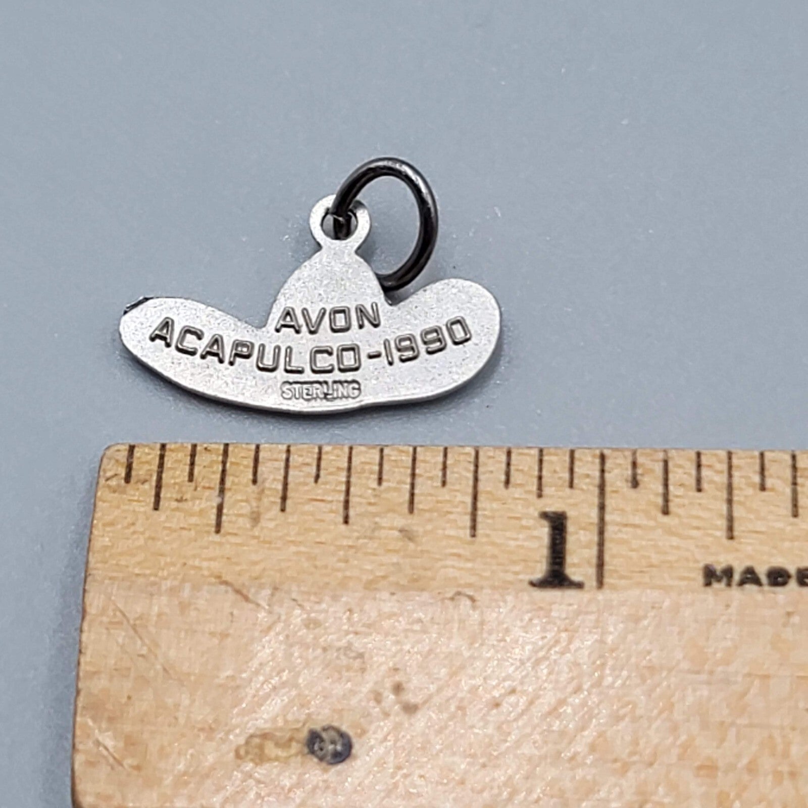 Vintage Avon Sterling Silver Charm  1990 Acapulco Souvenir 