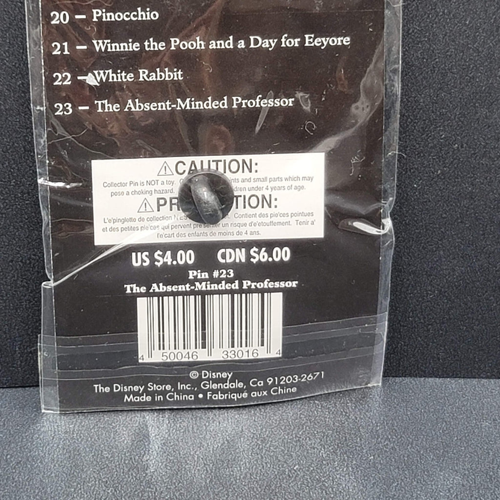 Disney 100 Years of Dreams #23 The Absent Minded Professor Pin New