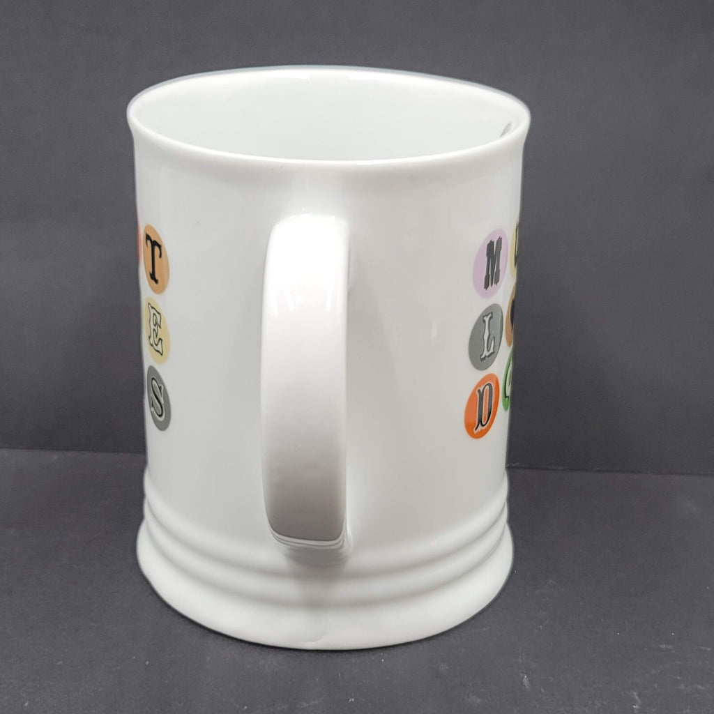 MUST LOVE DOGS Coffee Mug Fringe White Multicolor