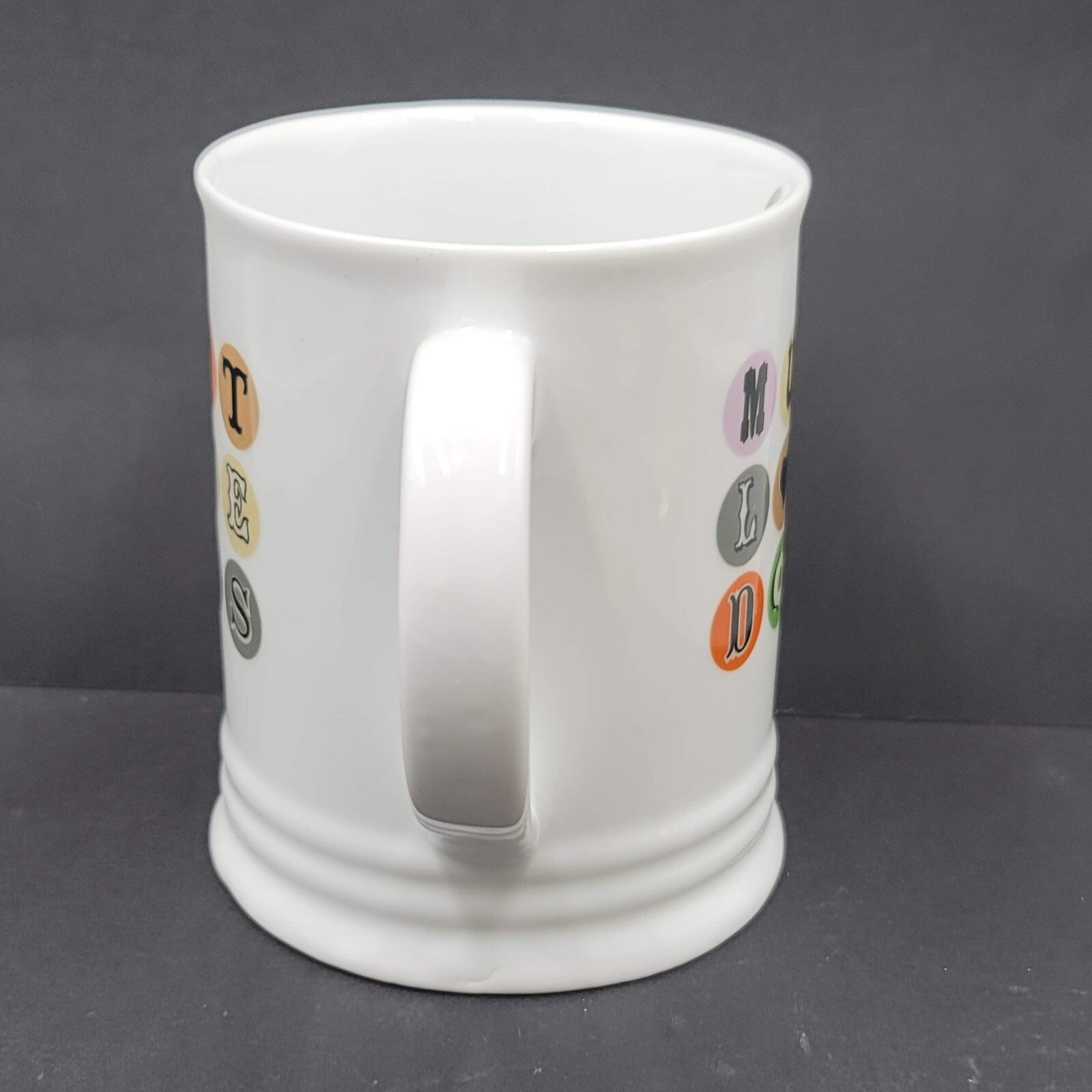 MUST LOVE DOGS Coffee Mug Fringe White Multicolor