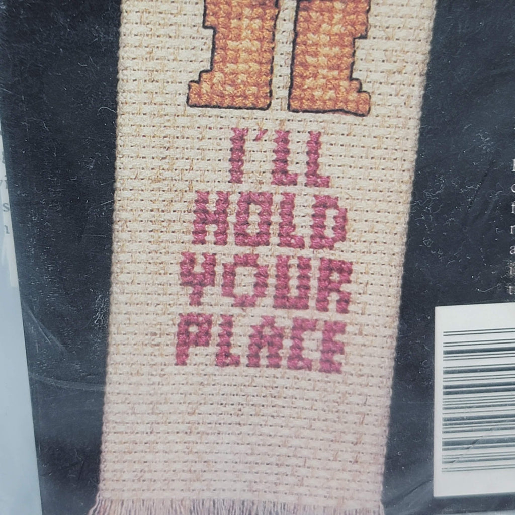 Banar Designs Counted Cross Stitch Country Primitive Bookmark Teddy Bear