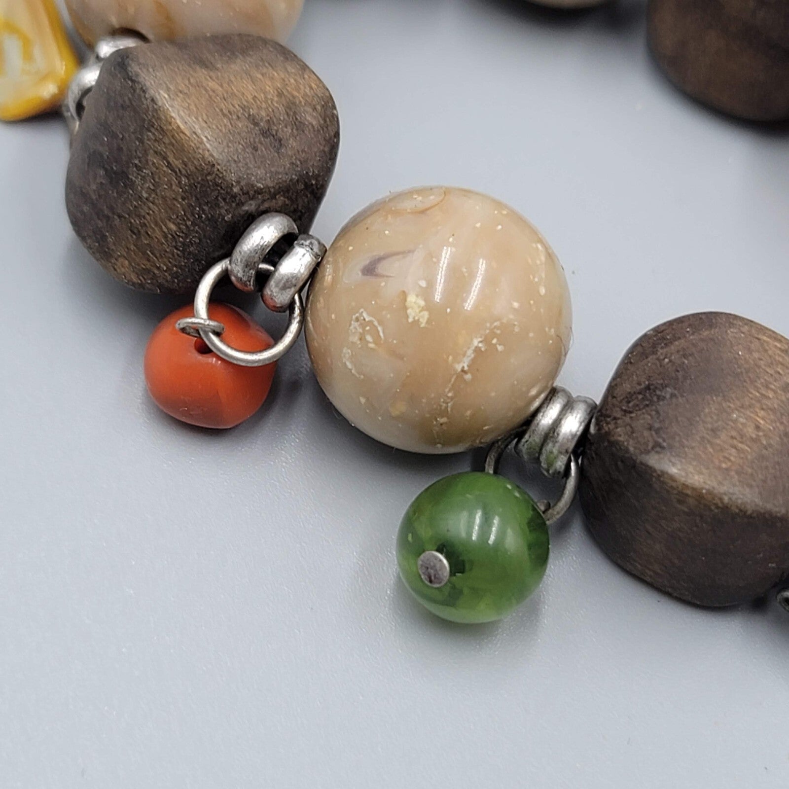 Sonoma Bracelet NWT Lot of 2 Chunky Wood Bead Elastic