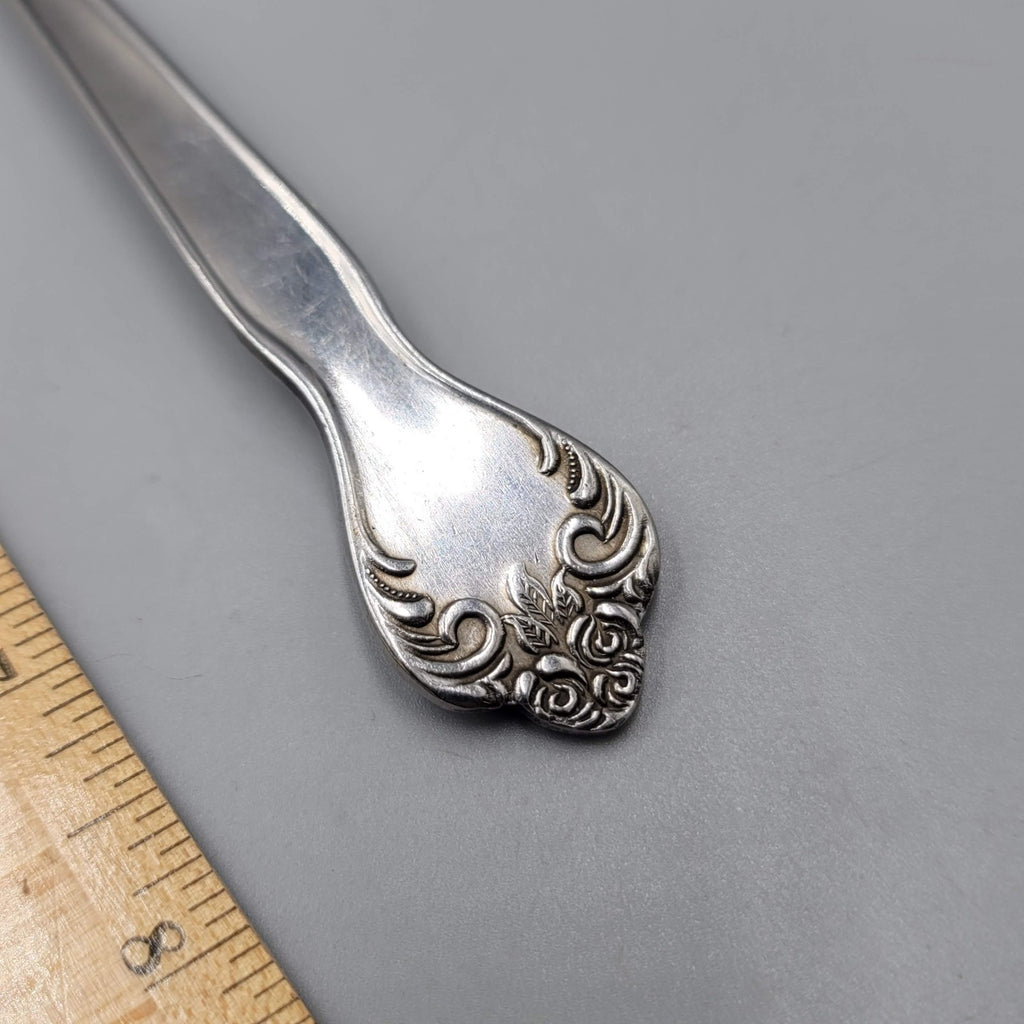 Versailles Spoon Stainless by MSI Japan Flatware Vintage MCM Single 8 in ROSE