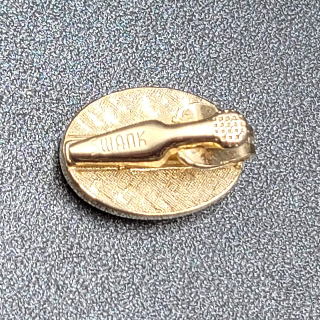 Vintage Swank Tie Clip Clasp Classic Car Cloisonne Enamel 1"