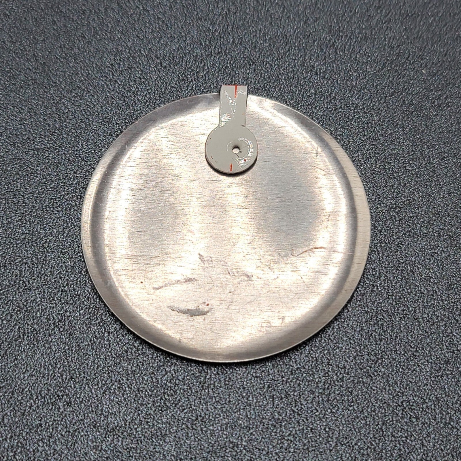 Vintage Crush Soda Pop Wanna Crush Badge Button Push Back Tin 2"