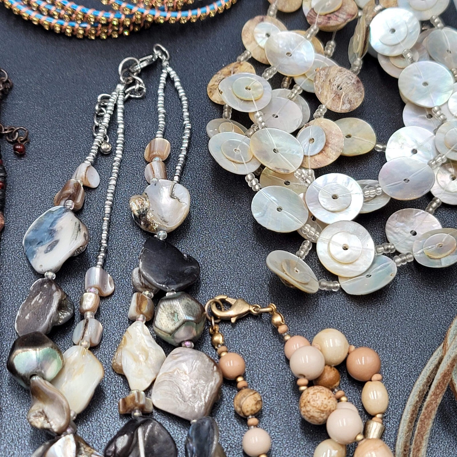 Colorful Jewelry Lot Necklaces Bracelets Pendant 48 pcs
