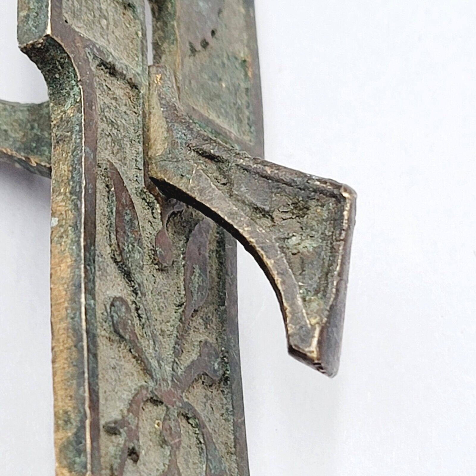 Antique Bronze Ice Box Furniture Latch Only No Keeper Ornate No Key