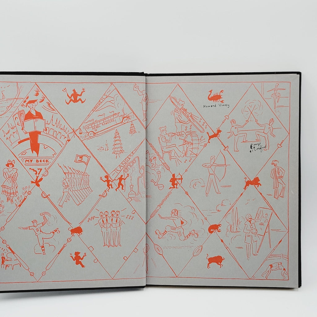 VINTAGE 1937 SOUTH HIGH SCHOOL YEARBOOK SIGNS OF THE ZODIAC