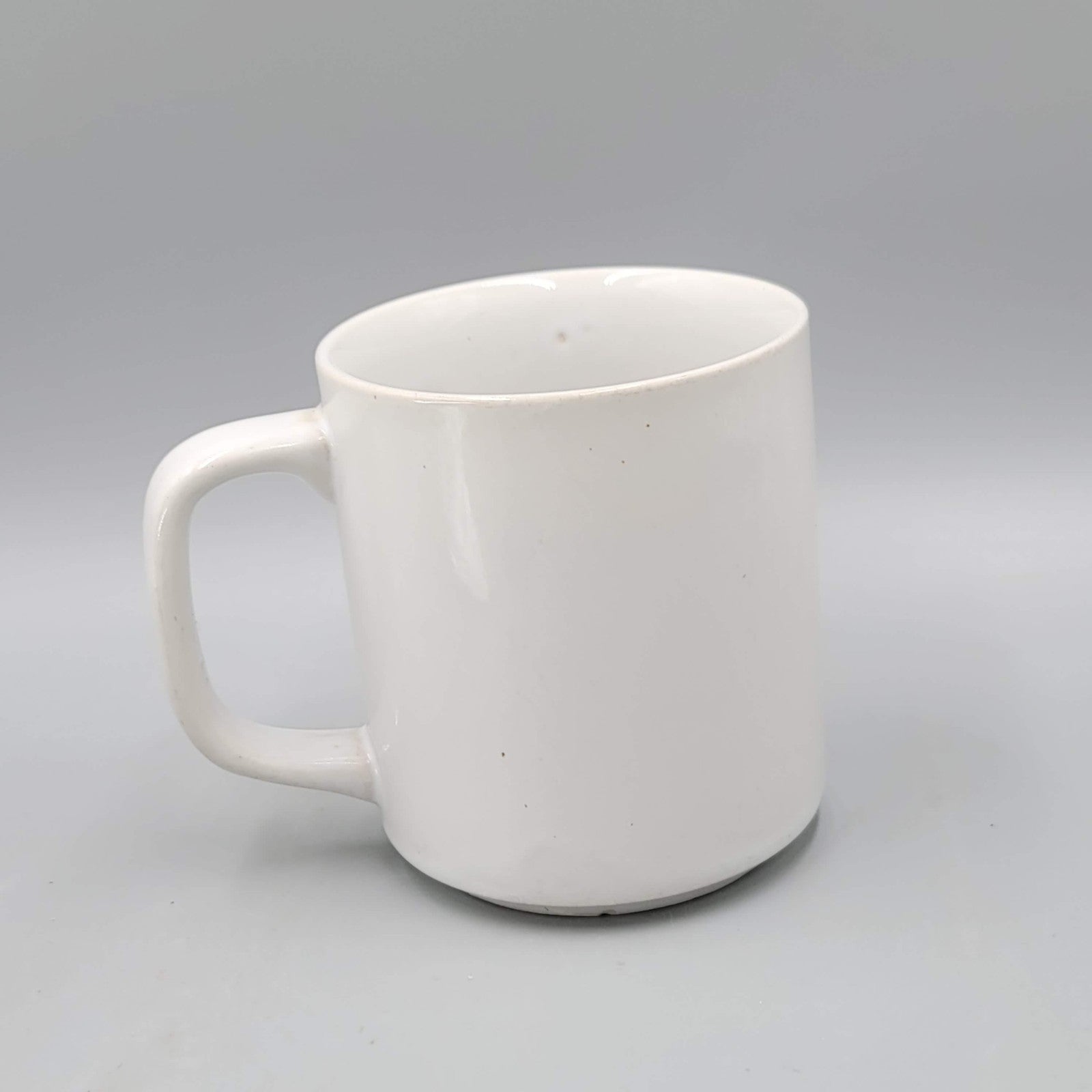 Vintage Super Mom Rainbow Heart Stars Coffee Mug Cup Ceramic White Gift Retro