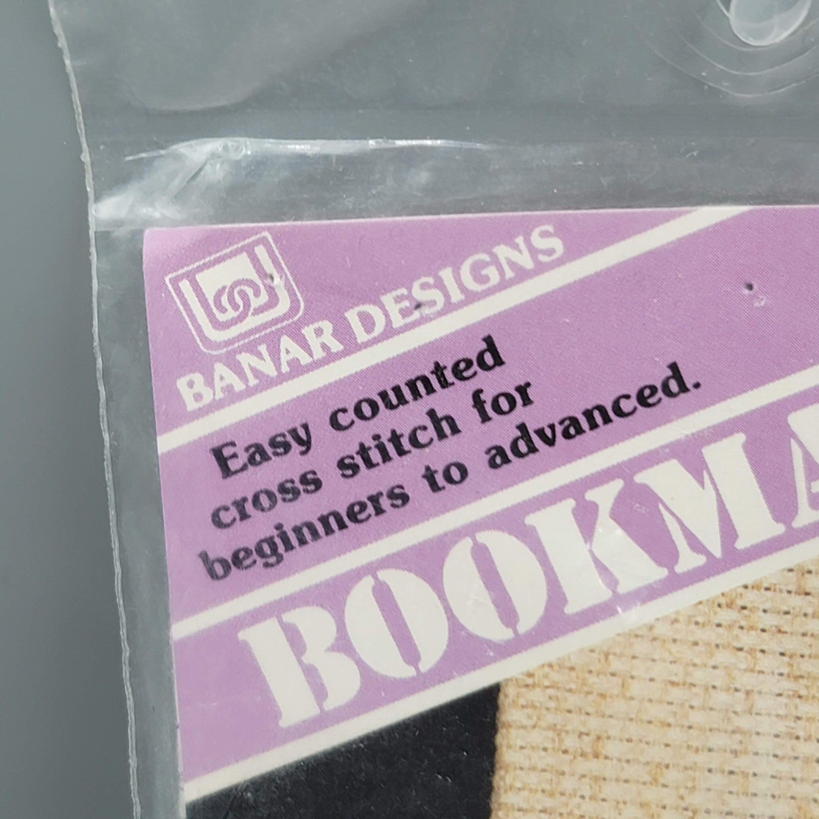 Banar Designs Counted Cross Stitch Country Primitive Bookmark Teddy Bear