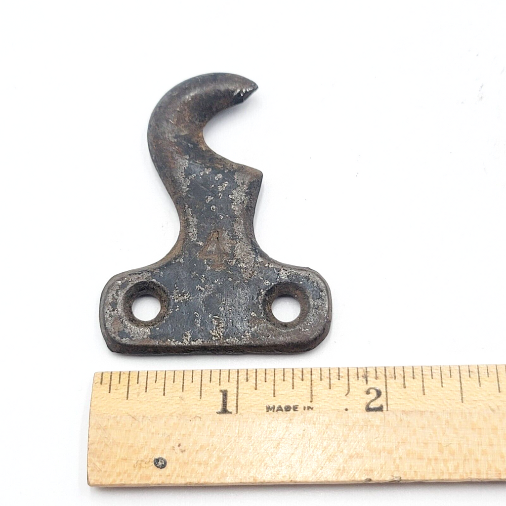 Vintage Window Sash Lock Keepers Lot of 4 Black Cast Iron