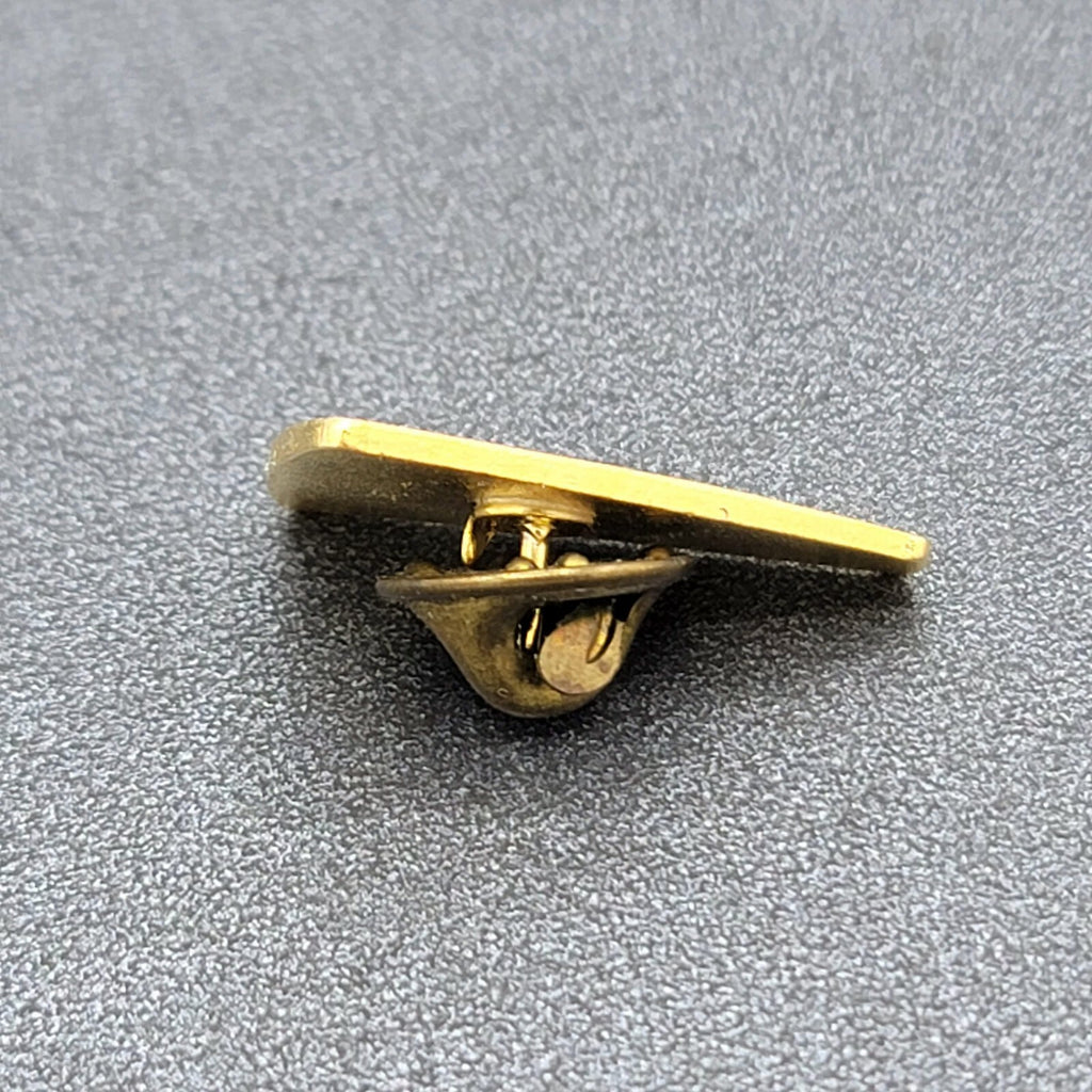 Red & White Megaphone Enamel Lapel Pin Hat Pin 1"