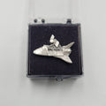 NASA Space Shuttle 3D Pewter Lapel Hat Tie Pin The Buckle Connection