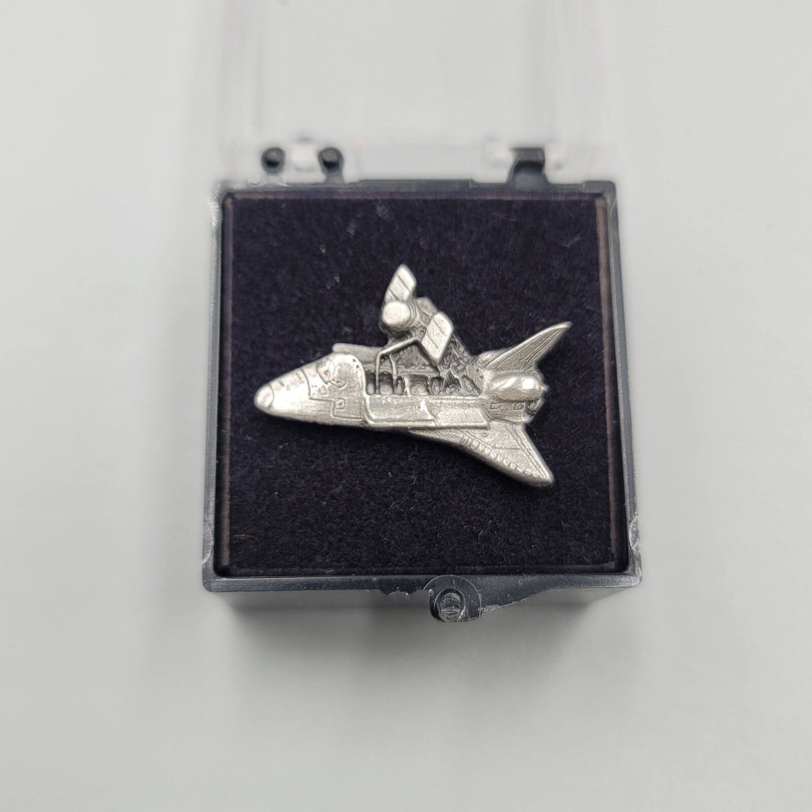 NASA Space Shuttle 3D Pewter Lapel Hat Tie Pin The Buckle Connection