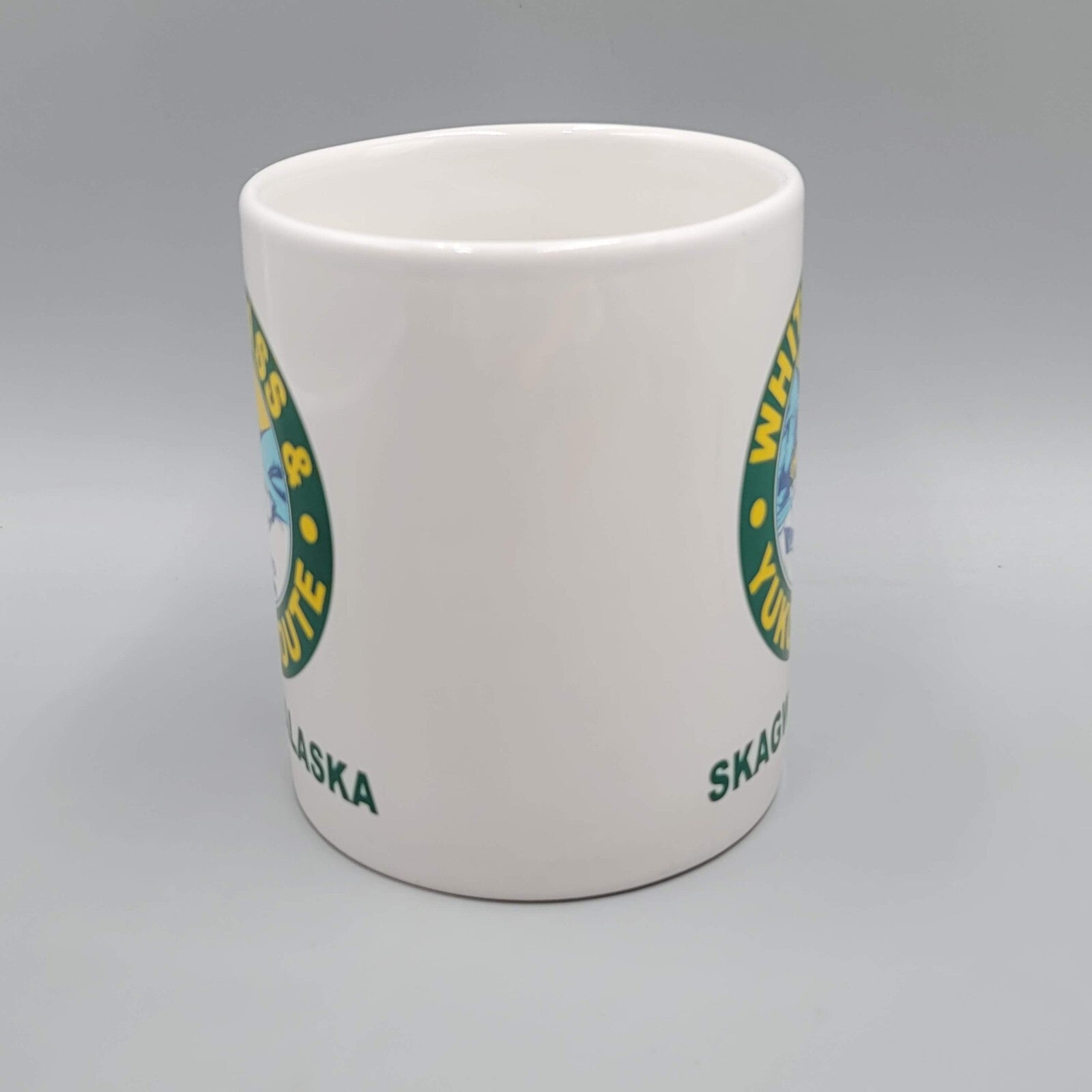 Vintage White Pass Yukon Route Gateway  Railroad Locomotive Coffee Cup
