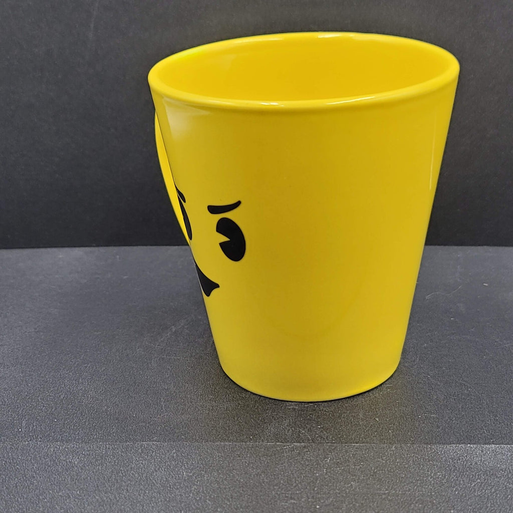 Torpedo Coffee Mug Cup Yellow Winky Face iti