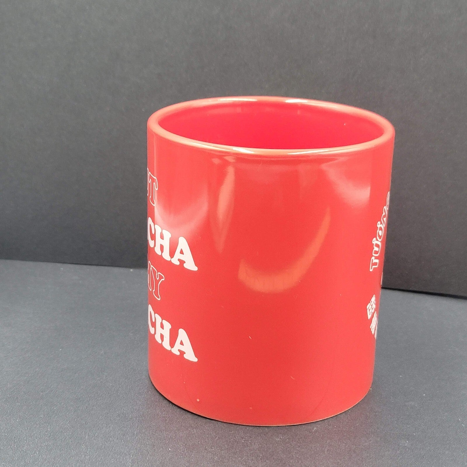 Large Coffee Mug Tea Cup Red Green Rooster "I Put Sriracha on my Sriracha" 20 oz