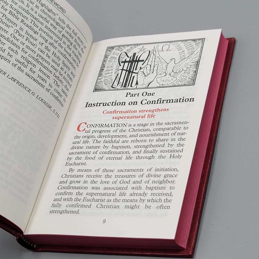 Vtg Confirmation Book Saint Joseph Roman Missal Prayer book 1986 Catholic Church