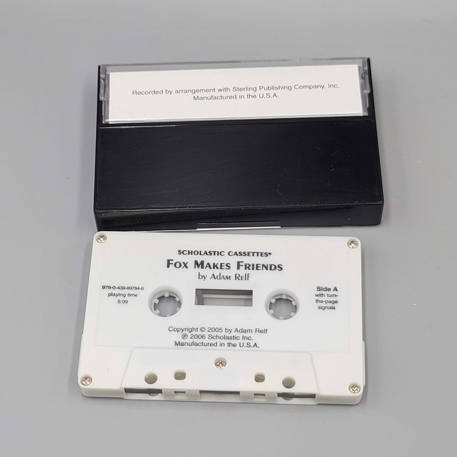Scholastic Cassette Childrens Story on Tape 2006 Fox Makes Friends by Adam Relf