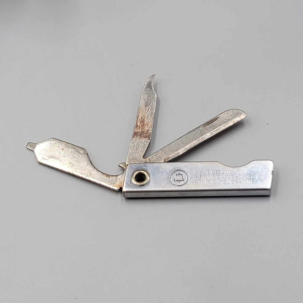 Vintage Pacific Telephone Utica USA Multi Tool Pocket Knife Bell System