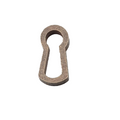 Vintage SINGLE Brass Skeleton Key hole Insert Escutcheon Salvage Hardware 3/4"