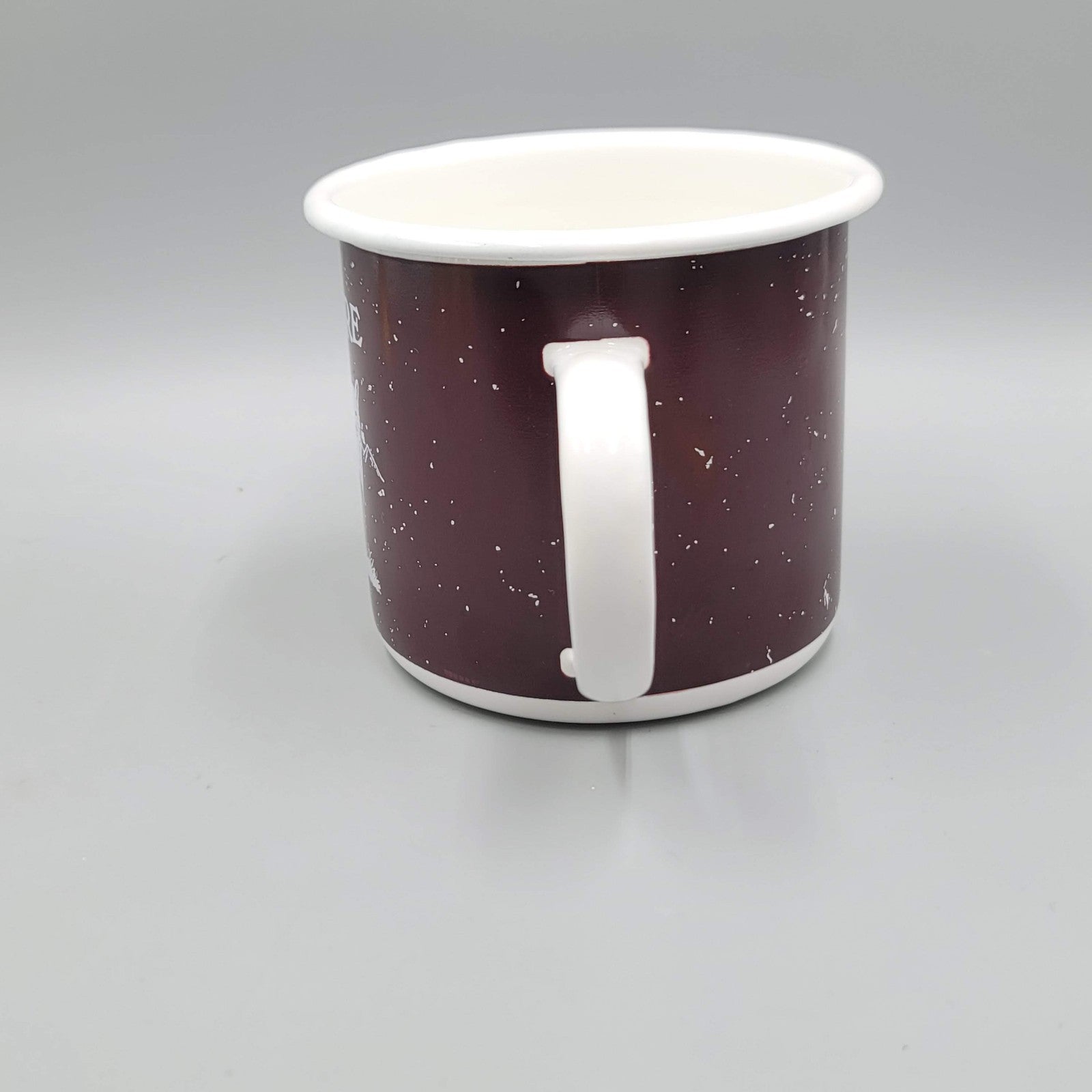 Ollee Bee Enamel Tin Campfire Coffee Mug Enamelware Color Changing Adventure