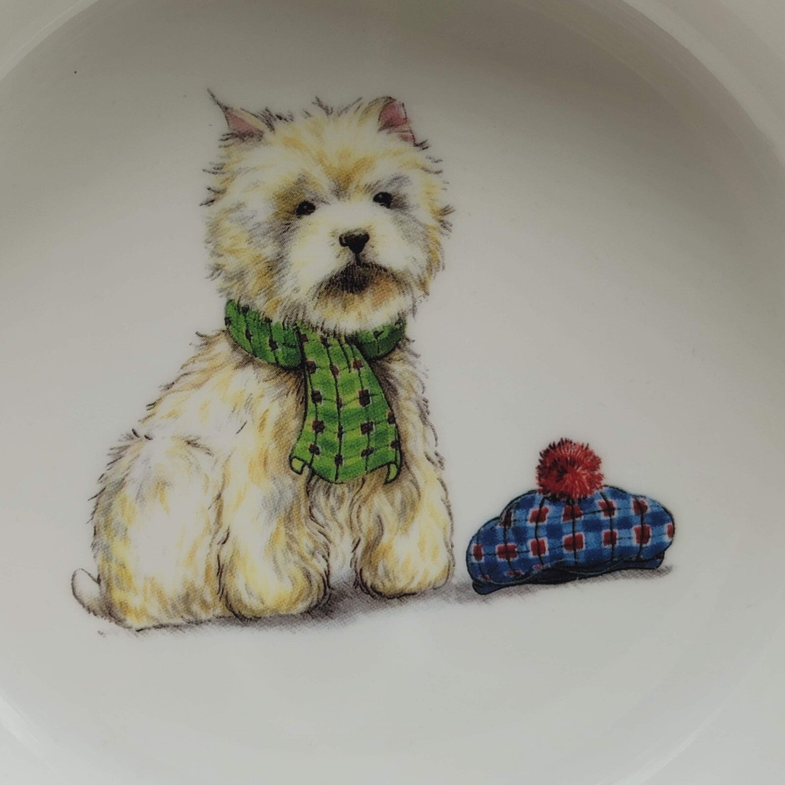 Hudson Middleton Scottie Dogs Bone China England Bowl 6"x2"