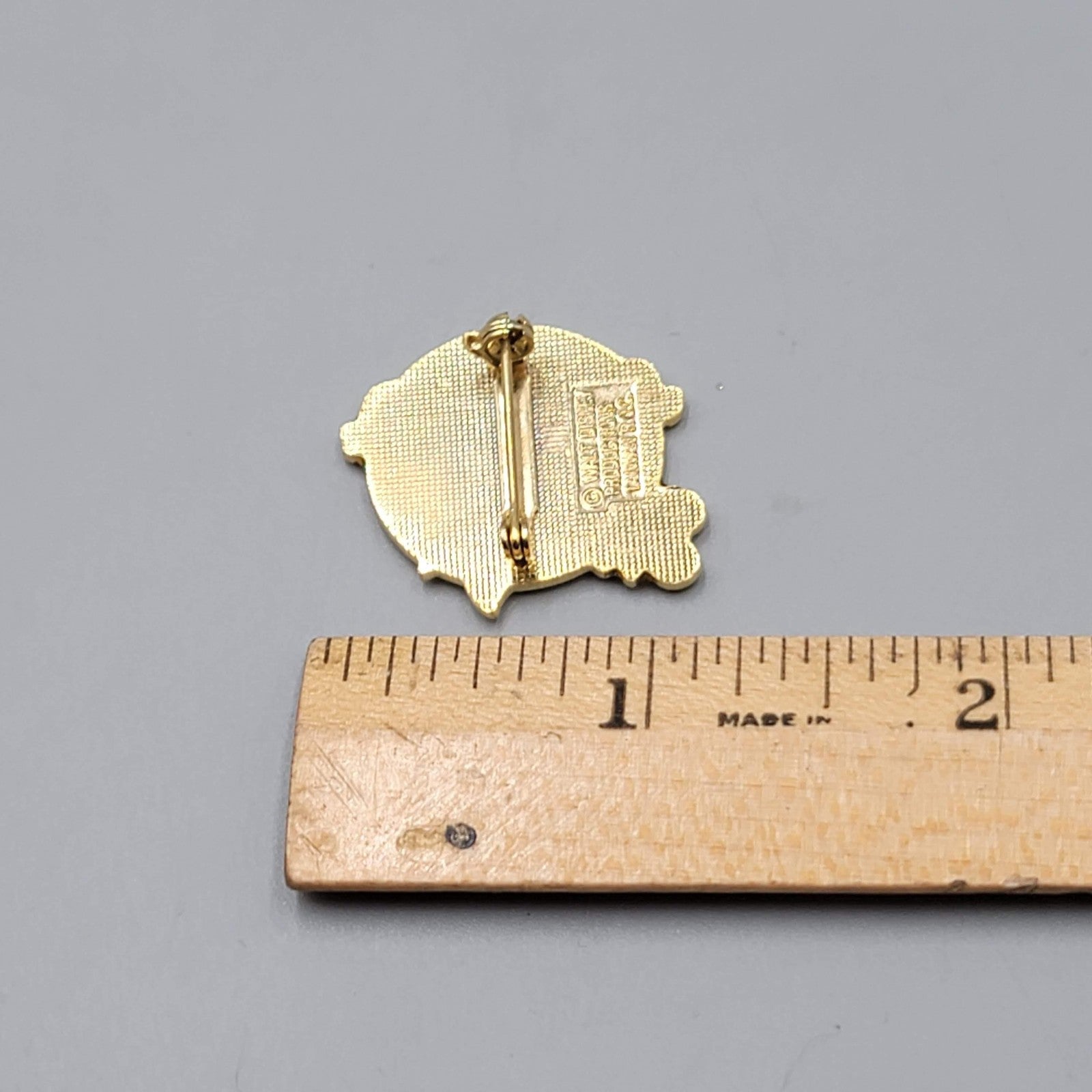 Vintage Disneyland New Orleans Square Mickey Mouse Trumpet Enamel Pin Taiwan