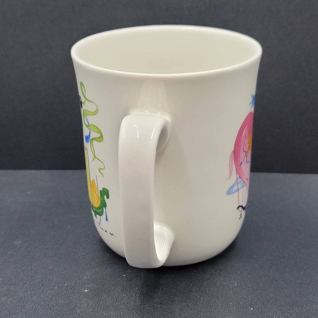 Villeroy Boch Le Ballon and Little Cat Childs Mugs Lot of 2