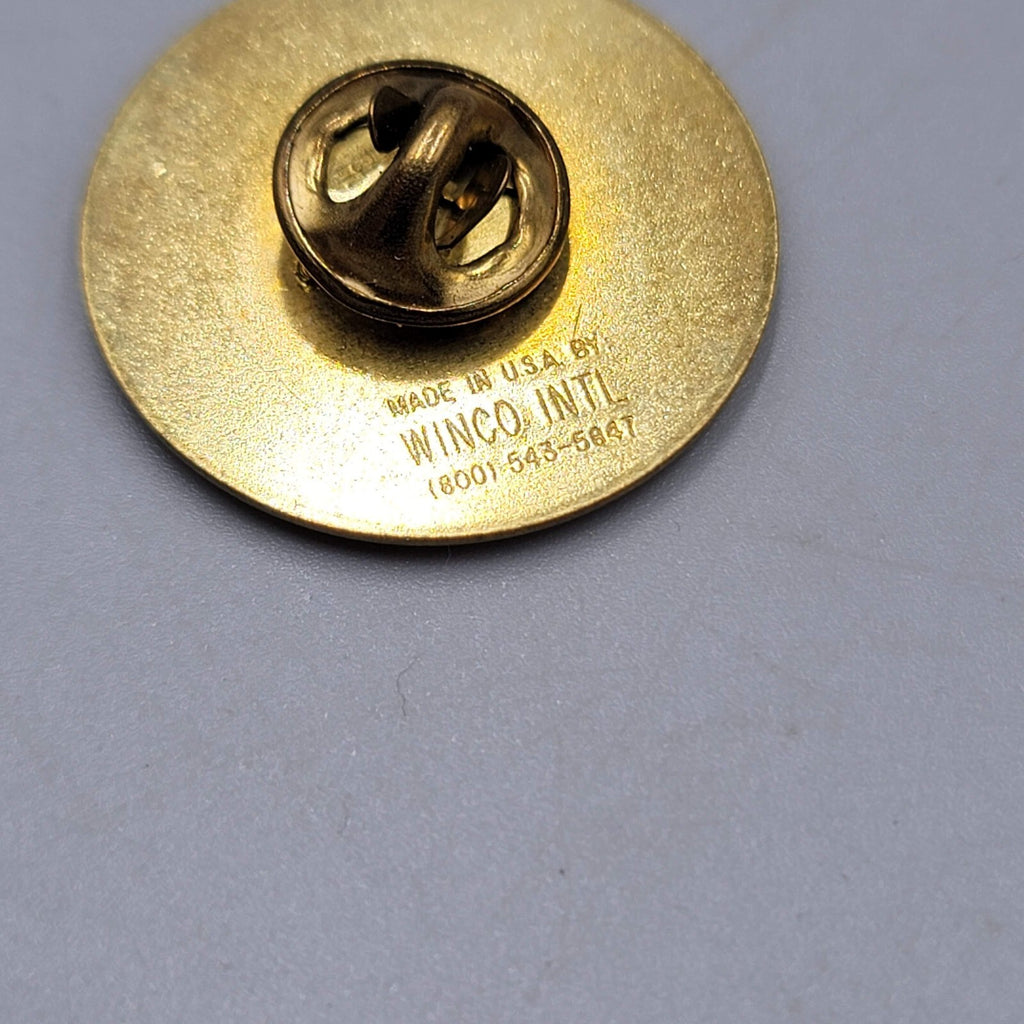 Vtg Lapel Pin 80s Stamps Company Promo Computer Monitor Celebrate the Century