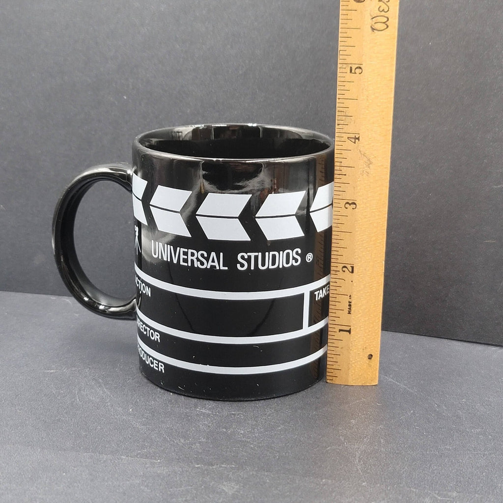 Universal Studios Coffee Mug Cup Black White Clapperboard Design