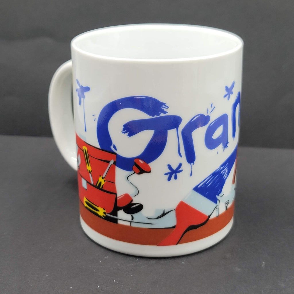 Grandpa Coffee Mug Tools Painting Gift Fathers Day