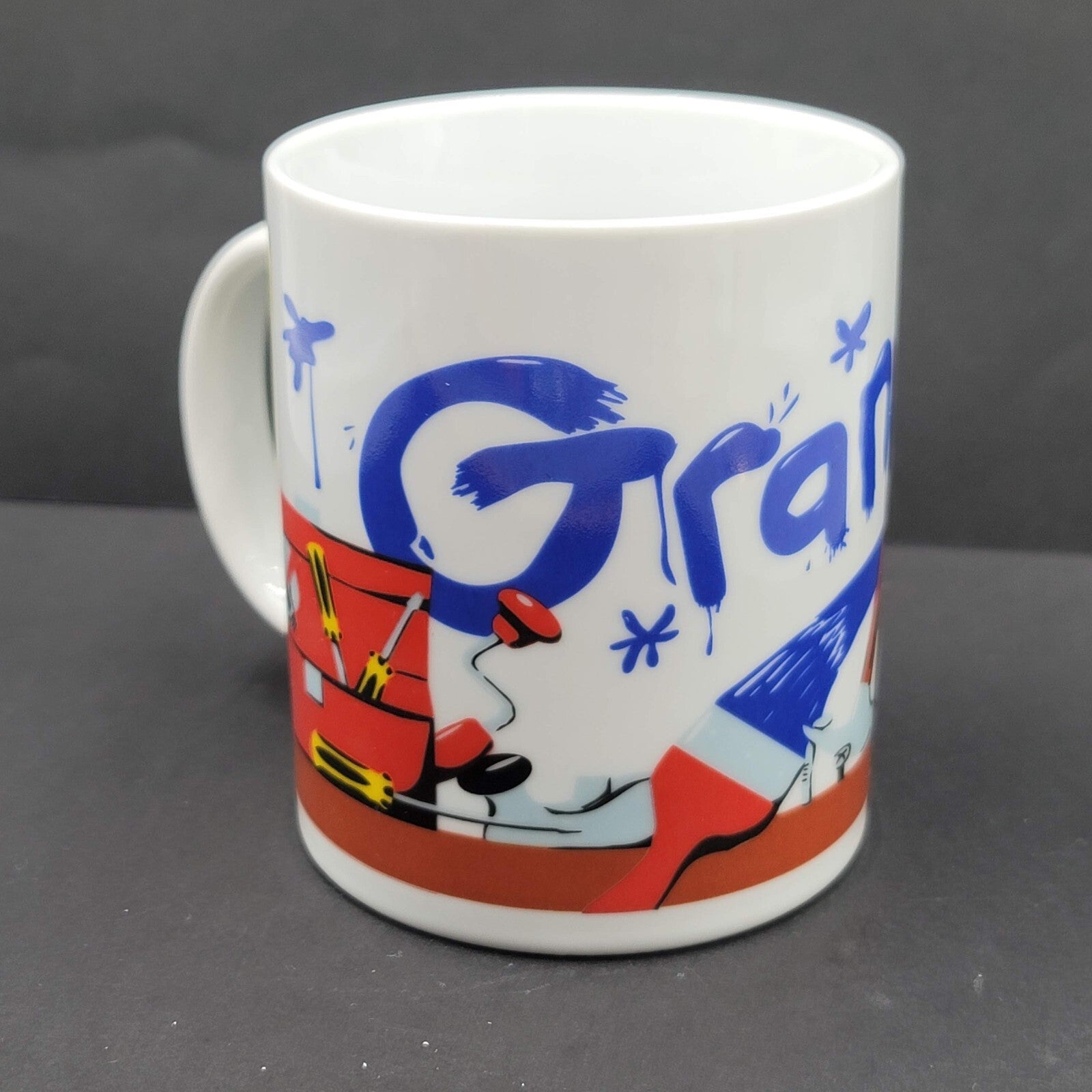 Grandpa Coffee Mug Tools Painting Gift Fathers Day